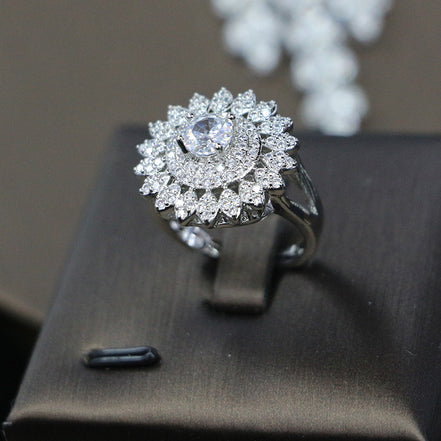 Bride Shiny Zircon Jewelry Set