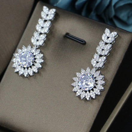 Bride Shiny Zircon Jewelry Set