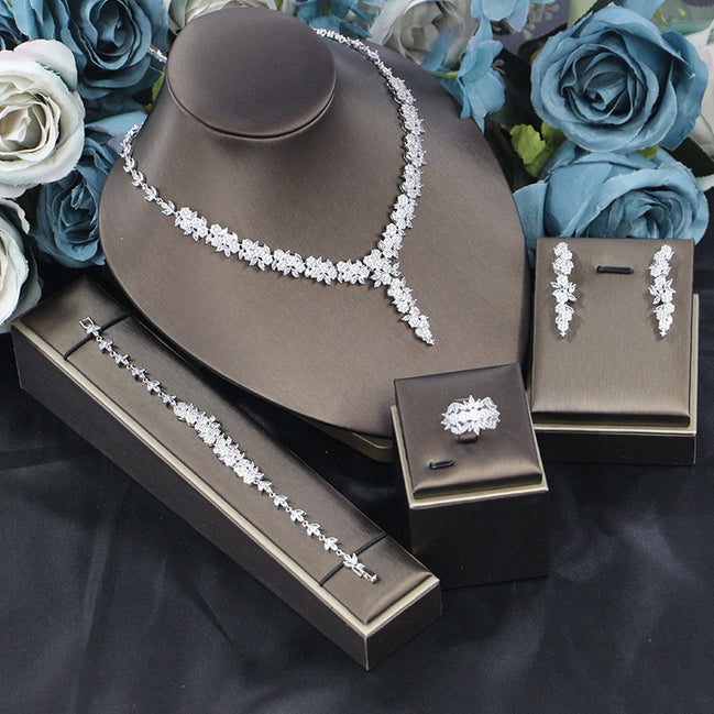 Bridal Wedding Jewelry Four-piece Set