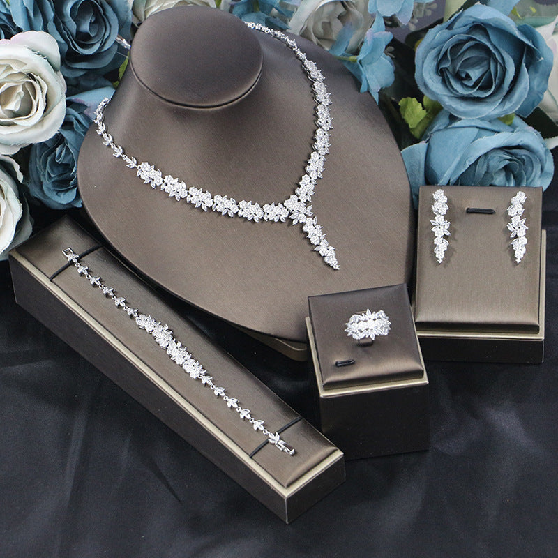 Bridal Wedding Jewelry Four-piece Set