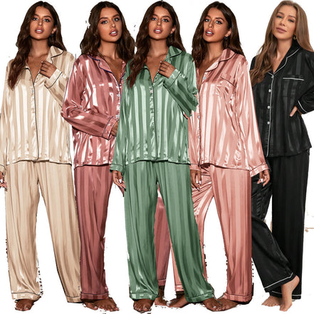 Jacquard Stripes Pajama Set