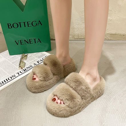 Fuzzy House Slippers