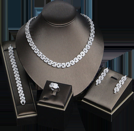 Four-piece Wedding Jewelry Set