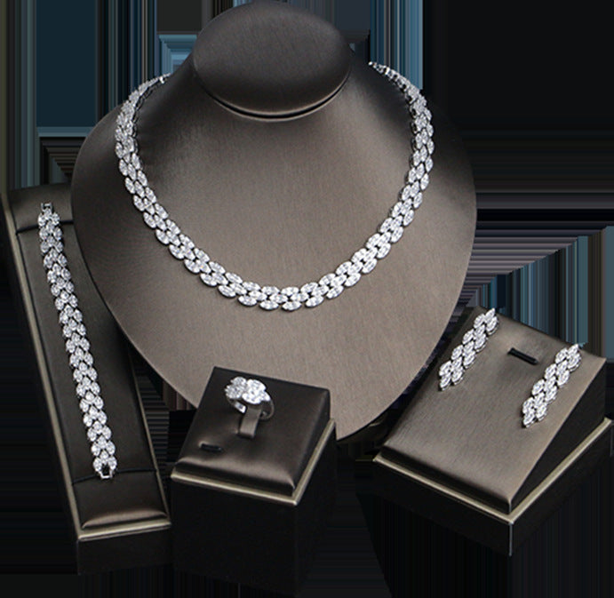 Four-piece Wedding Jewelry Set
