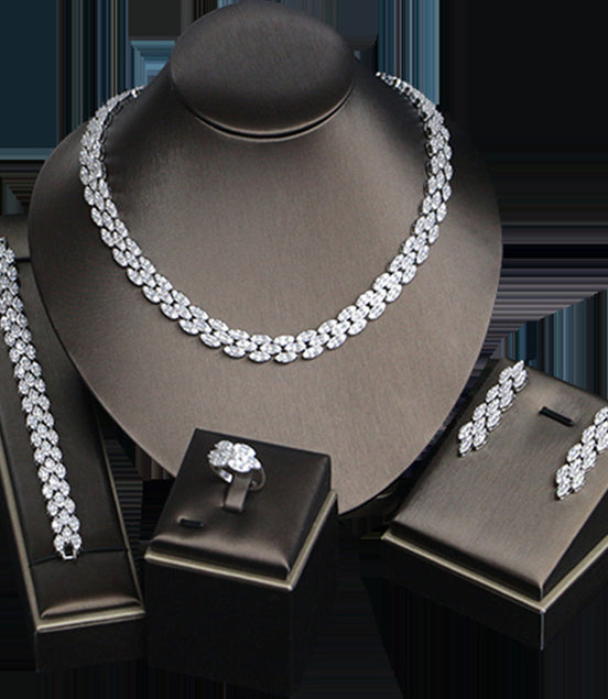 Four-piece Wedding Jewelry Set