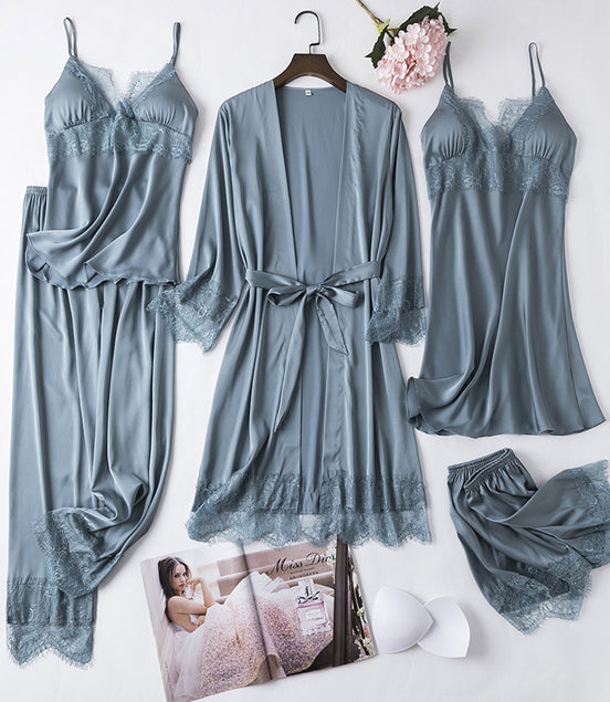 5-piece Lace Pajamas
