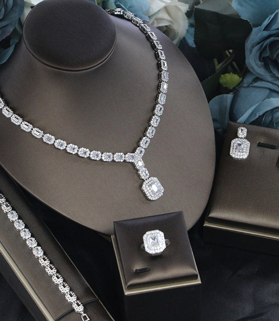 Wedding Jewelry Four-piece Set