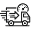 fast shipping icon vector